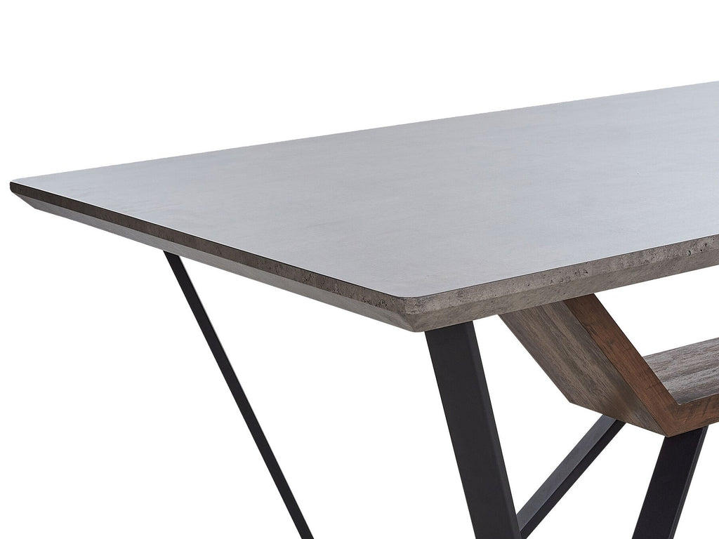 Dining Table BANDURA Grey 180 cm 90 cm