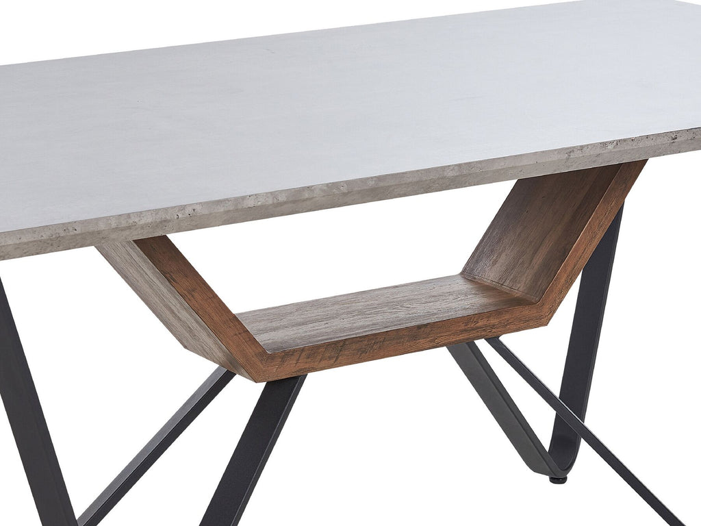 Dining Table BANDURA Grey 180 cm 90 cm