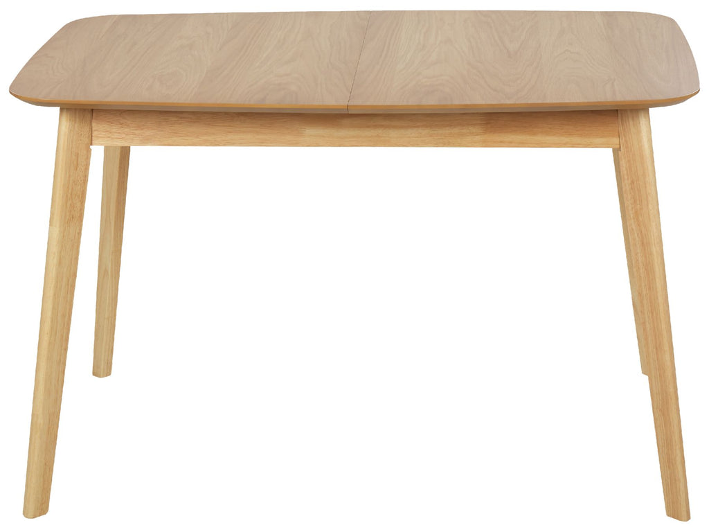 Extending Dining Table MADOX Light Oak 120/150 cm 75 cm