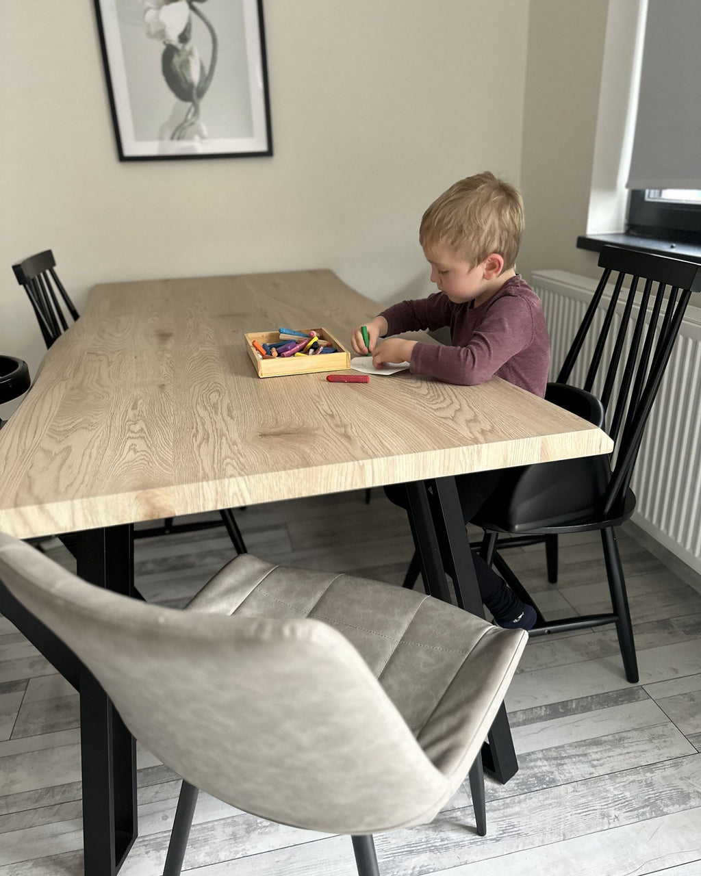 Dining Table GRAHAM Light Brown 180 cm 90 cm