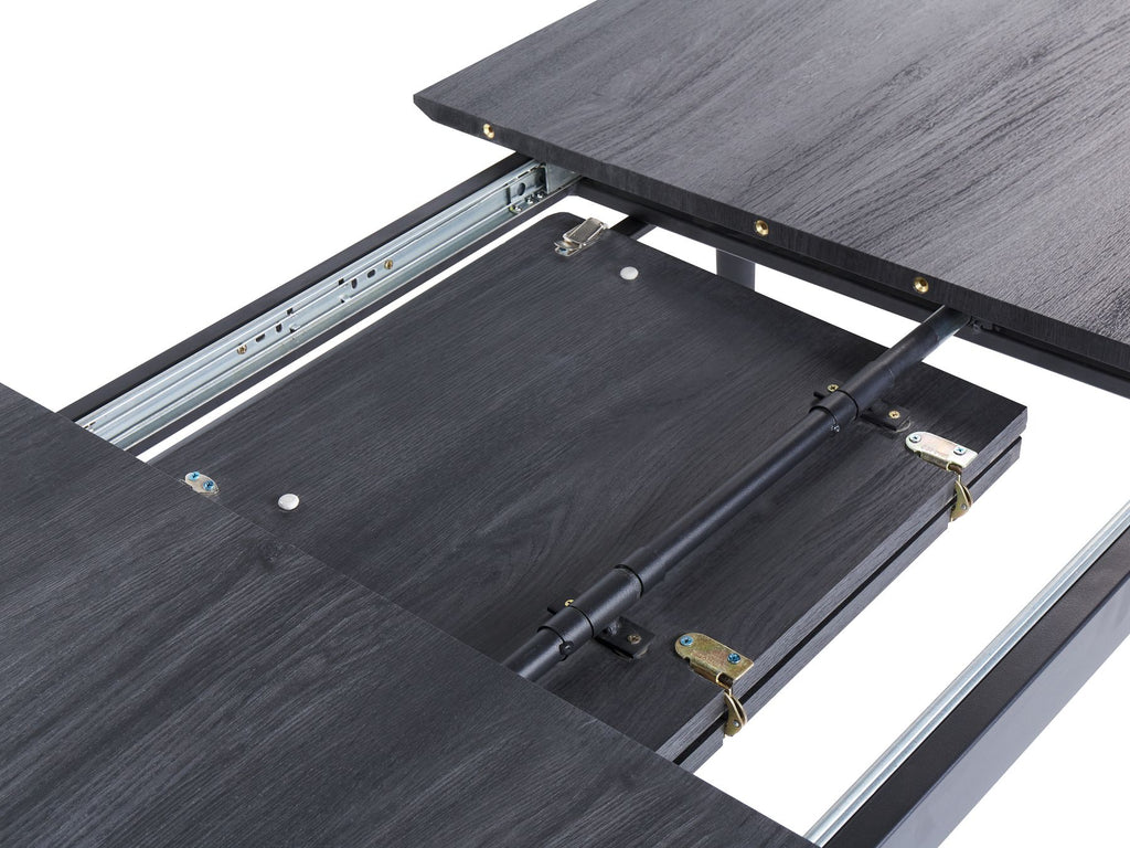 Extending Dining Table GELANDA Grey 120/160 cm 80 cm