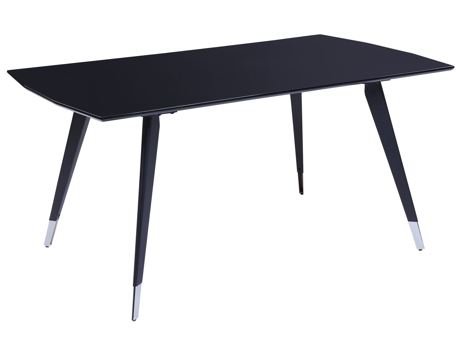 Dining Table MOSSLE Black 160 cm 90 cm