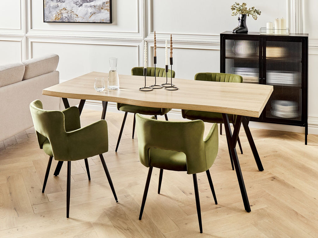 Dining Table ALTON Light Brown 180 cm 90 cm