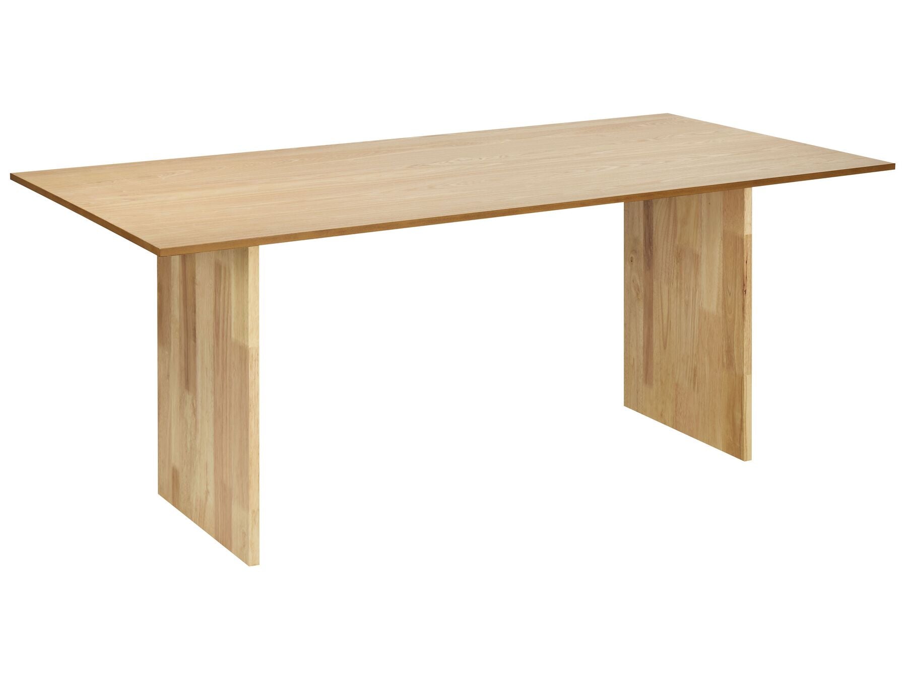 Dining Table MOORA Natural Ash Wood 180 cm 90 cm