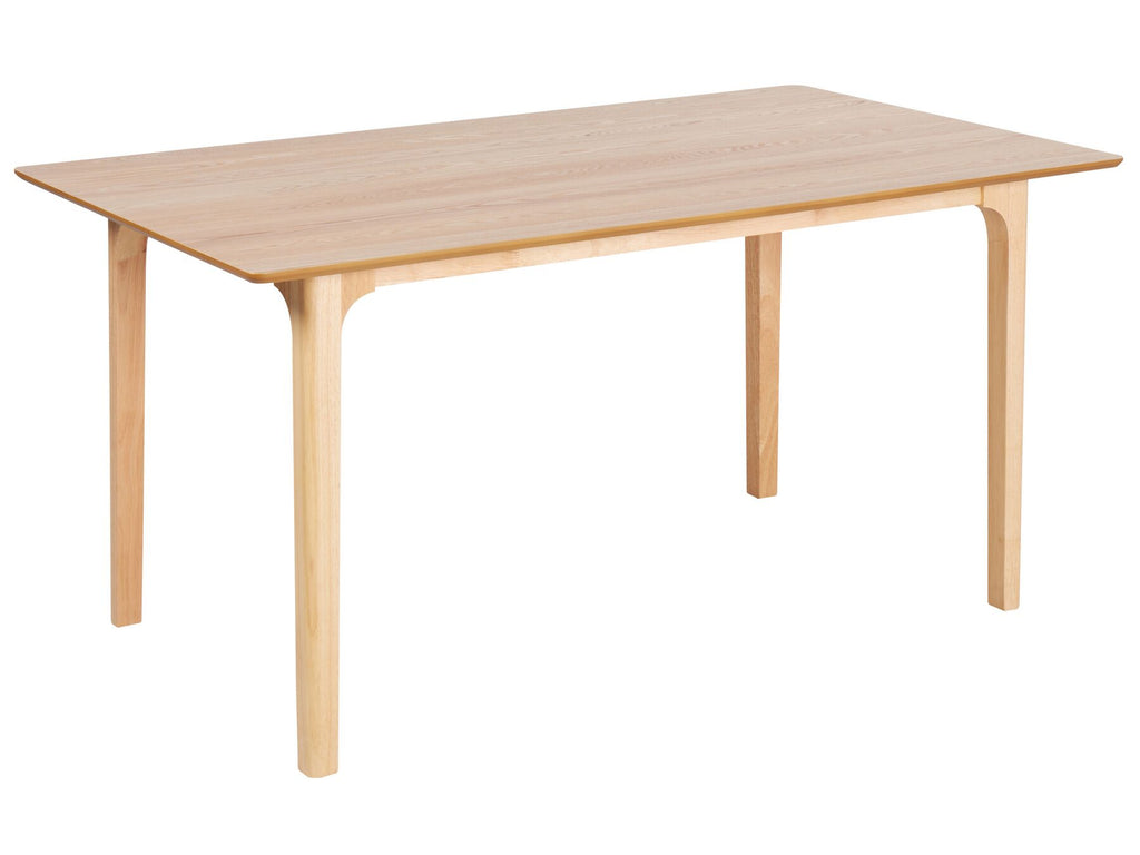 Dining Table DELMAS Light Ash Wood 160 cm 90 cm