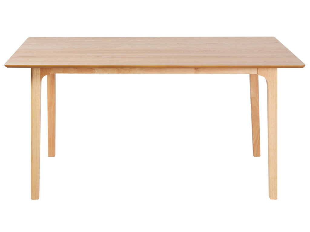 Dining Table DELMAS Light Ash Wood 160 cm 90 cm