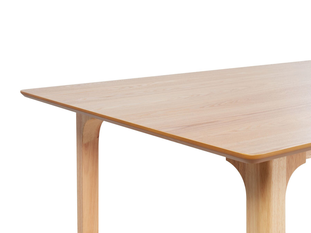 Dining Table DELMAS Light Ash Wood 160 cm 90 cm