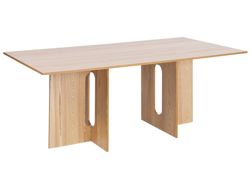 Dining Table CORAIL Light Ash Wood 200 cm 100 cm