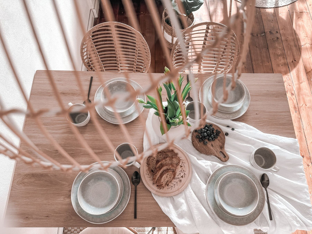 Dining Table KENTON Light Brown 140 cm 80 cm