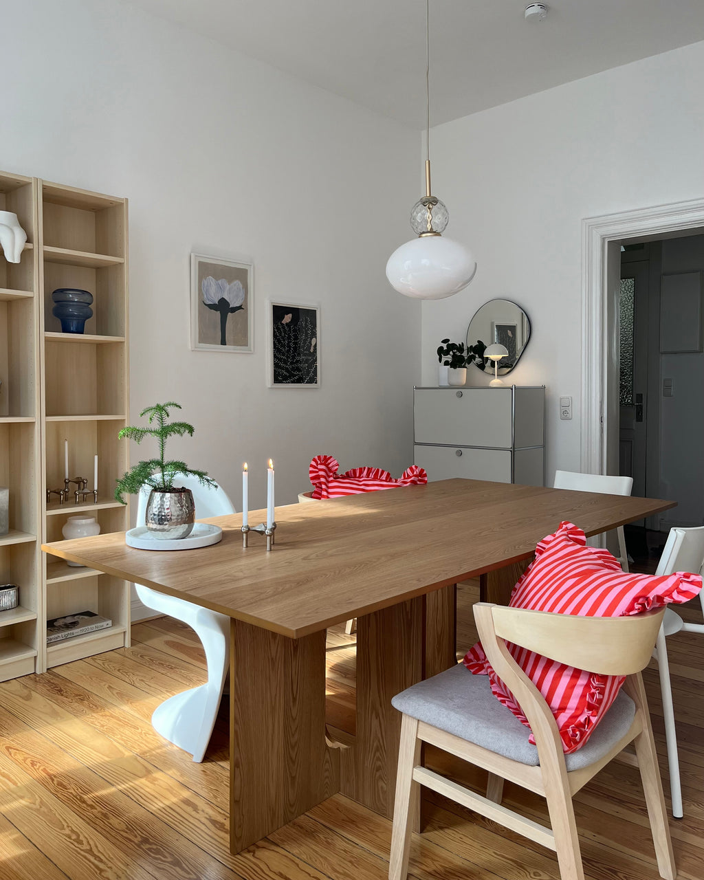 Dining Table CORAIL Light Ash Wood 200 cm 100 cm