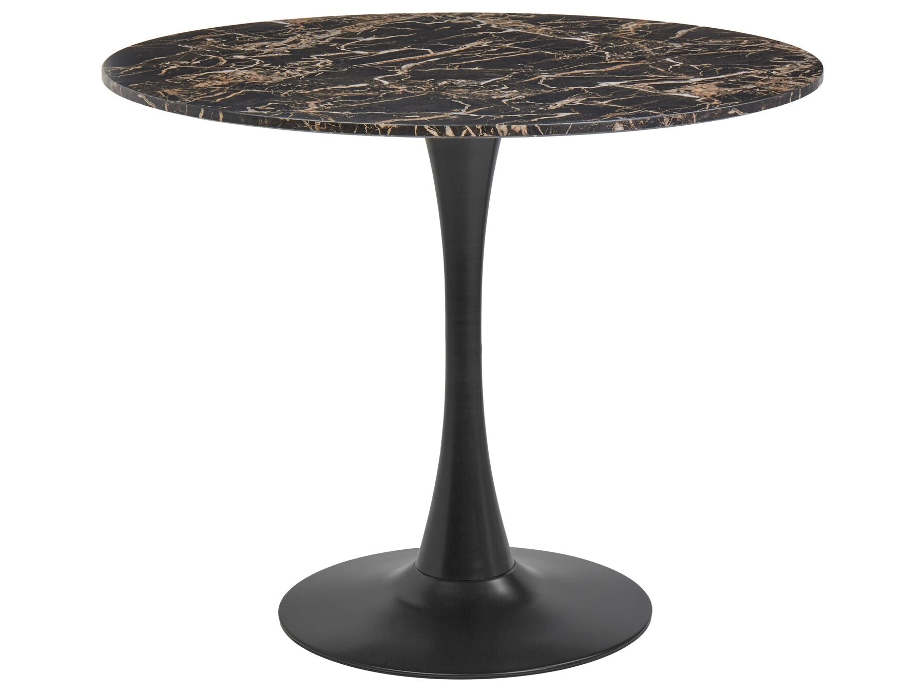 Dining Table BOCA Black/ Gold 90 cm 90 cm