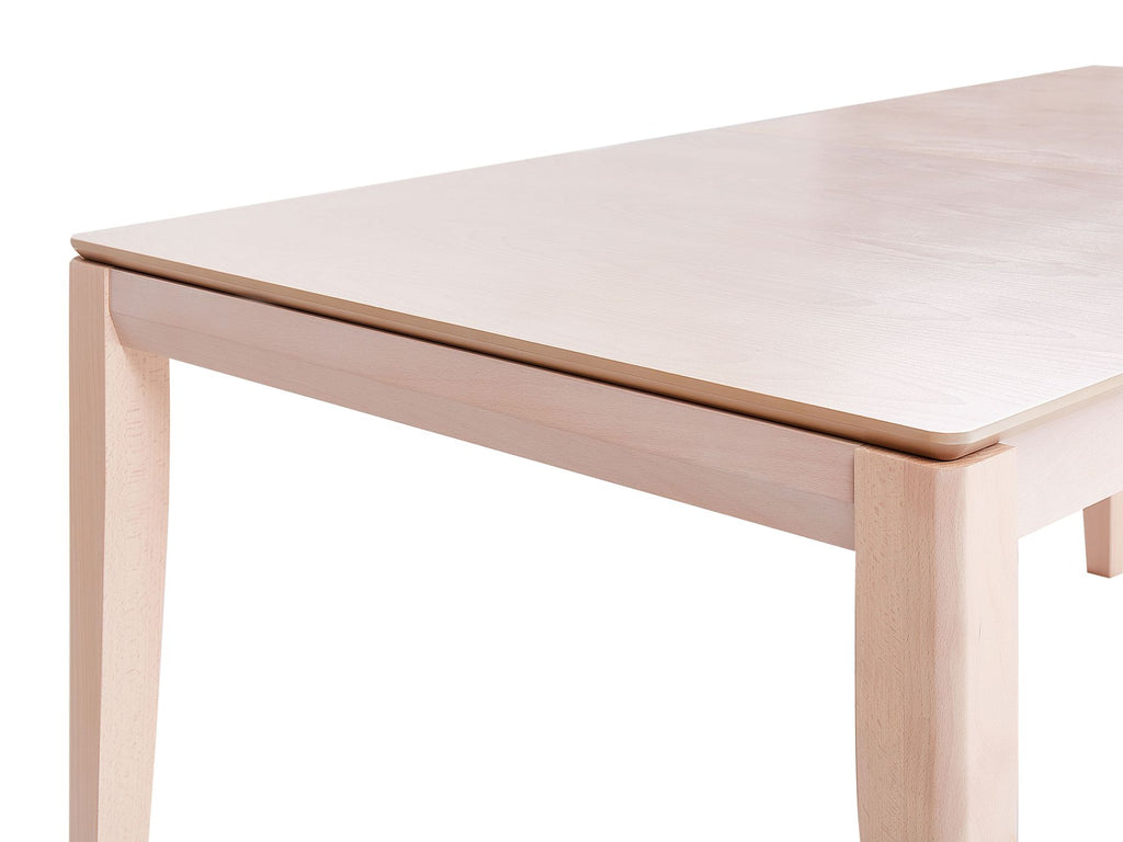 Extending Dining Table CROSBY Light Beech 180/240 cm 90 cm