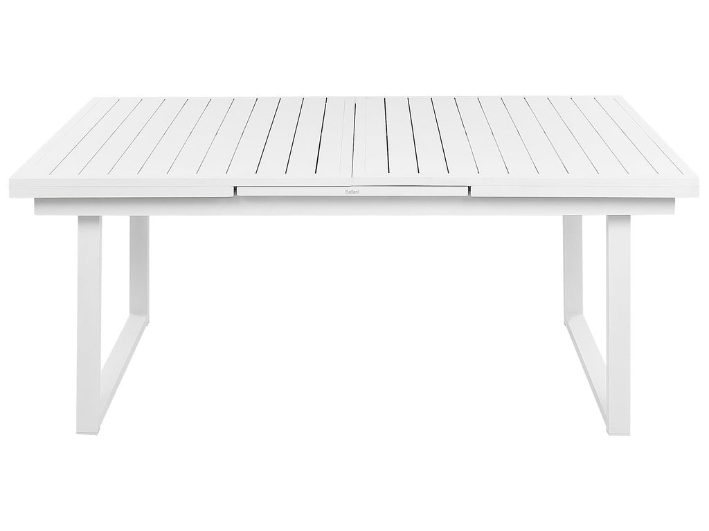 Garden Dining Set 8 Seater VALCANETTO/GROSSETO Metal White