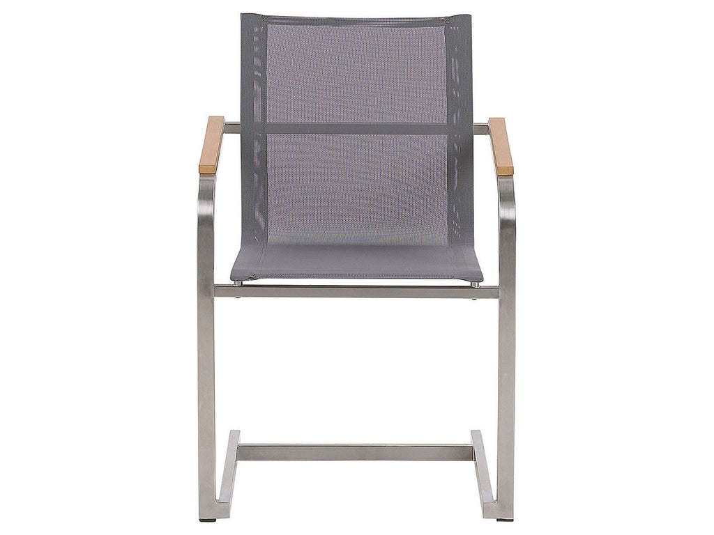 Garden Dining Set 8 Seater VALCANETTO/COSOLETO Metal Grey