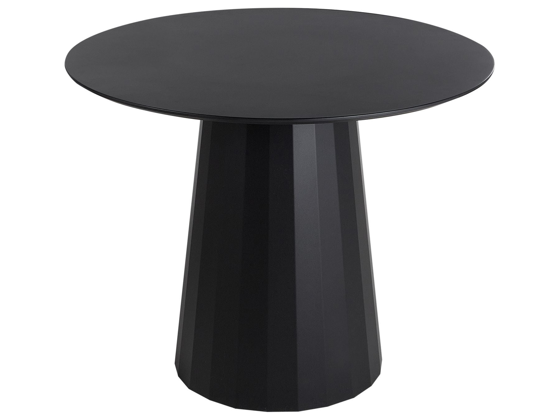 Dining Table PLATO Black 100 cm 100 cm Metal