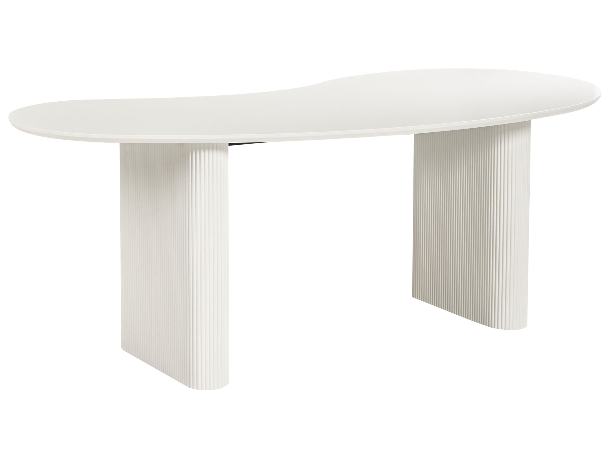 Dining Table PEERY White 93 cm 198 cm
