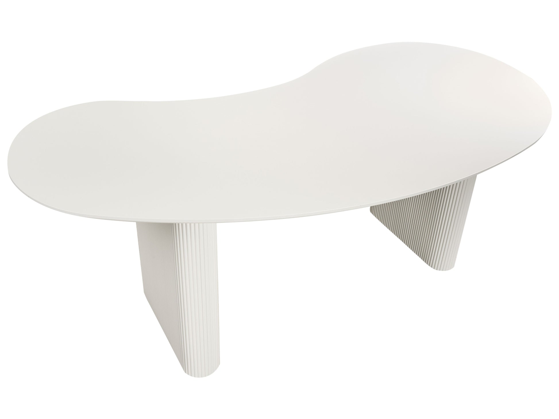 Dining Table PEERY White 93 cm 198 cm